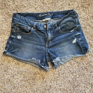 AE distressed shorts